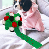 Maxbell Pet Snuffle Ball Toy Increase IQ Bite Resistant Educational Foraging Toy