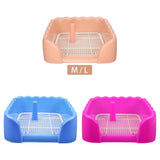 Maxbell Indoor Dog Potty Tray for Small and Medium Dogs Bedpan Litter Pan Toilet Blue L