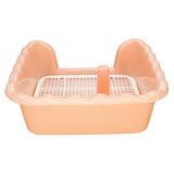 Maxbell Indoor Dog Potty Tray for Small and Medium Dogs Bedpan Litter Pan Toilet Pink M