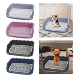Maxbell Dog Toilet Litter Pan Training with Protection Wall Every Side No Gray