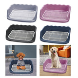 Maxbell Dog Toilet Litter Pan Training with Protection Wall Every Side No Gray
