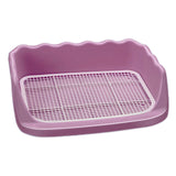 Maxbell Dog Toilet Litter Pan Training with Protection Wall Every Side No Pink