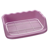 Maxbell Dog Toilet Litter Pan Training with Protection Wall Every Side No Pink
