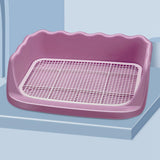 Maxbell Dog Toilet Litter Pan Training with Protection Wall Every Side No Pink