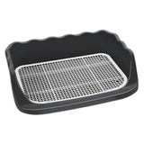 Maxbell Dog Toilet Litter Pan Training with Protection Wall Every Side No Black