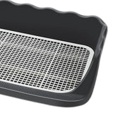 Maxbell Dog Toilet Litter Pan Training with Protection Wall Every Side No Black