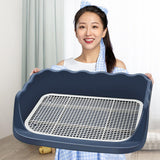 Maxbell Dog Toilet Litter Pan Training with Protection Wall Every Side No Blue