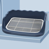 Maxbell Dog Toilet Litter Pan Training with Protection Wall Every Side No Blue