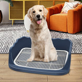 Maxbell Dog Toilet Litter Pan Training with Protection Wall Every Side No Blue