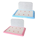 Maxbell Pet Litter Tray Dogs Potty Toilet Small Pee Animal Pad Holder Dog Litter Box Blue