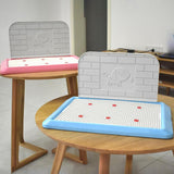 Maxbell Pet Litter Tray Dogs Potty Toilet Small Pee Animal Pad Holder Dog Litter Box Blue