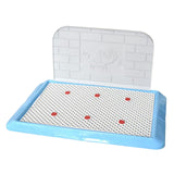 Maxbell Pet Litter Tray Dogs Potty Toilet Small Pee Animal Pad Holder Dog Litter Box Blue