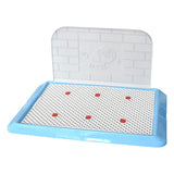 Maxbell Pet Litter Tray Dogs Potty Toilet Small Pee Animal Pad Holder Dog Litter Box Blue