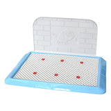 Maxbell Pet Litter Tray Dogs Potty Toilet Small Pee Animal Pad Holder Dog Litter Box Blue
