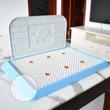 Maxbell Pet Litter Tray Dogs Potty Toilet Small Pee Animal Pad Holder Dog Litter Box Blue