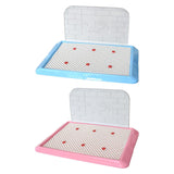 Maxbell Pet Litter Tray Dogs Potty Toilet Small Pee Animal Pad Holder Dog Litter Box Blue