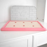 Maxbell Pet Litter Tray Dogs Potty Toilet Small Pee Animal Pad Holder Dog Litter Box Pink