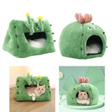 Maxbell Cave House Tent Mat Warm Nest with Cushioned Pillow Puppy Kennel Cat Beds 38cmx56cmx35cm