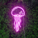 Maxbell Jellyfish Light Neon Sign Night Light USB Powered for Home Wedding Birthday