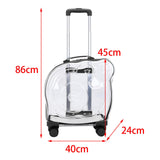 Maxbell Dog Cats Trolley Case Travel Tote Large Capacity Carrying Bag for Small Dog Black