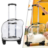 Maxbell Dog Cats Trolley Case Travel Tote Large Capacity Carrying Bag for Small Dog Black