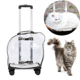 Maxbell Dog Cats Trolley Case Travel Tote Large Capacity Carrying Bag for Small Dog Black