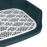 Maxbell Pet Litter Tray Cat Potty Toilet Small Animals Litter Dog Pan Litter Box Blue