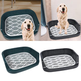 Maxbell Pet Litter Tray Cat Potty Toilet Small Animals Litter Dog Pan Litter Box Blue