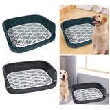 Maxbell Pet Litter Tray Cat Potty Toilet Small Animals Litter Dog Pan Litter Box Blue