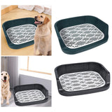 Maxbell Pet Litter Tray Cat Potty Toilet Small Animals Litter Dog Pan Litter Box Blue