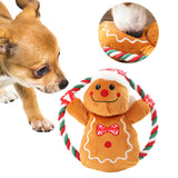 Maxbell Cute Dog Squeaky Toys Puppy Chew Toys Pet Supplies Teething Pet Plush Toys Man