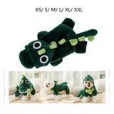 Maxbell Pet Dog Clothes Green Costume Coat for Dogs Puppy Cats Jumpsuits Clothing XS