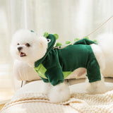 Maxbell Pet Dog Clothes Green Costume Coat for Dogs Puppy Cats Jumpsuits Clothing XL