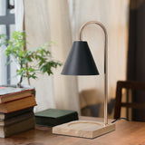 Maxbell Candle Warmer Lamp Burner Melter Lamp Dimmable Wood Base Light for SPA