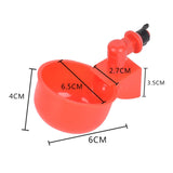 Maxbell Automatic Chicken Drinker Cups Poultry Watering Feeder for Farm StyleC