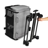 Maxbell Double Compartment Pet Carrier Ventilated Breathable for Taking A Walk