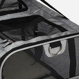 Maxbell Double Compartment Pet Carrier Ventilated Breathable for Taking A Walk