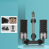 Maxbell Aquarium Fish Tank Sponge Filter Cycle Filtration Increase Oxygen Mute Double Small
