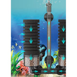 Maxbell Aquarium Fish Tank Sponge Filter Cycle Filtration Increase Oxygen Mute Double Small