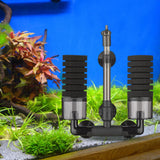 Maxbell Aquarium Fish Tank Sponge Filter Cycle Filtration Increase Oxygen Mute Double Small