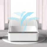 Maxbell Cat Litter Box Kitty Litter Pan High Sided Rim Deep Toilet for Small Cats