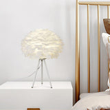 Maxbell LED Feather Table Lamp Desk Lamp Reading Lamp Decorative for Wedding Bar