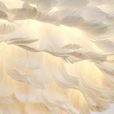 Maxbell LED Feather Table Lamp Desk Lamp Reading Lamp Decorative for Wedding Bar