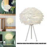 Maxbell LED Feather Table Lamp Desk Lamp Reading Lamp Decorative for Wedding Bar