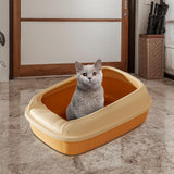 Maxbell High Sided Cat Litter Box Holder 25.6x18x8.7inch Kitty Capacity 24L Sturdy