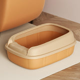 Maxbell High Sided Cat Litter Box Holder 25.6x18x8.7inch Kitty Capacity 24L Sturdy