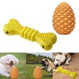 Maxbell Durable Dog Chew Toys Dispensing Playing Interactive Toys Treat Pet Rubber Fruit