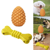 Maxbell Durable Dog Chew Toys Dispensing Playing Interactive Toys Treat Pet Rubber Fruit