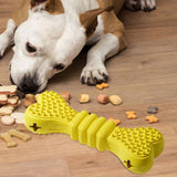 Maxbell Durable Dog Chew Toys Dispensing Playing Interactive Toys Treat Pet Rubber Bone