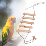 Maxbell Parrots Swing Encourages Foot Exercise Training Climbing Bird Bridge Ladder